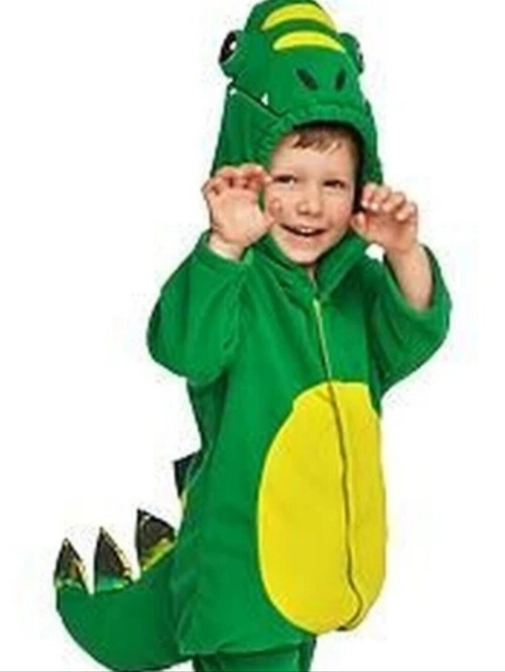 OLD NAVY GREEN 12-24 MONTHS 1 PIECE DINOSAUR HALLOWEEN COSTUME
